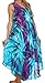 Sakkas 00831 Starlight Caftan Tank Dress/Cover Up - Turquoise/Purple - One Size