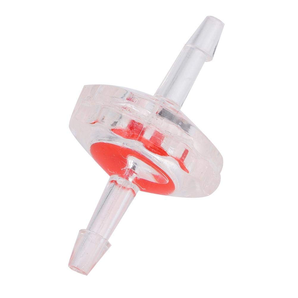 10 Pcs Non-Return Check Valve, Aquarium Air Pump 1 Way Check Valve Waterstop Aquarium Air Pump Accessory for Fish Tank Pond (5mm)