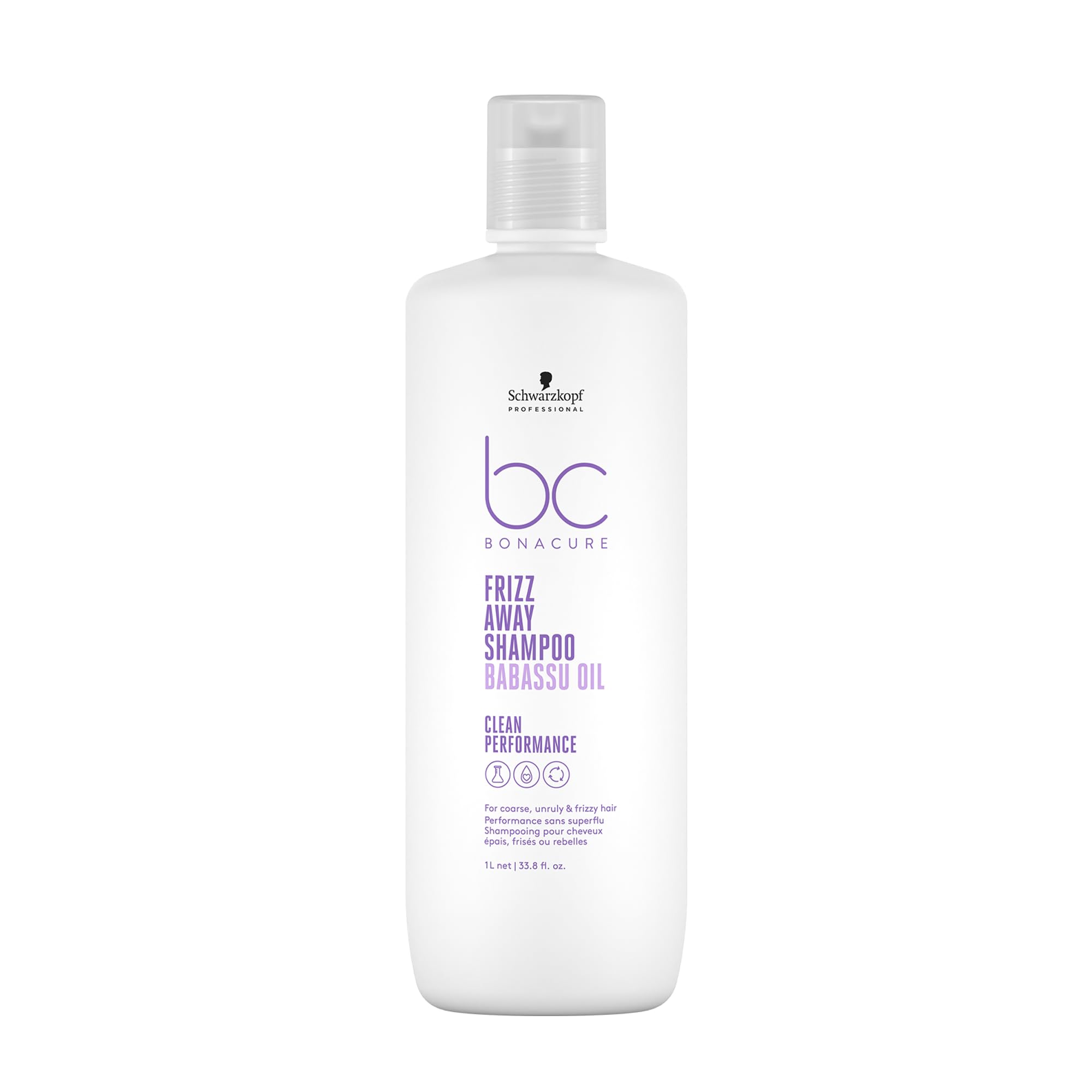 Schwarzkopf Bonacure Frizz Away Shampoo 1000 ml - Women - For, Pack Of 1