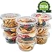 Disposable Portion Cups with Lids - 200 Set Disposable Clear Plastic, Ideal for Jello Shot, Condiment and Sauce Cups with Lids Restaurant quality Souffle Portion Container (2oz)