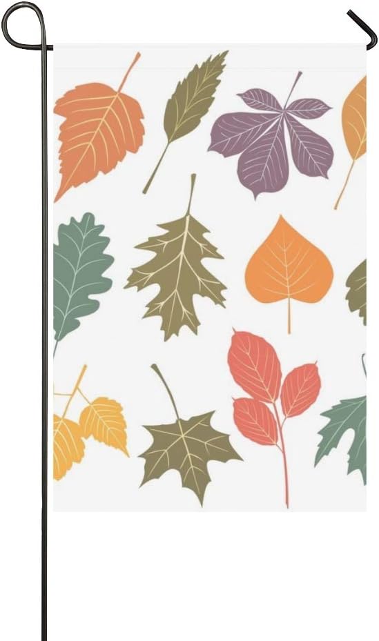 Conjunto decorativo de doble cara para exteriores, 19 hojas, colores