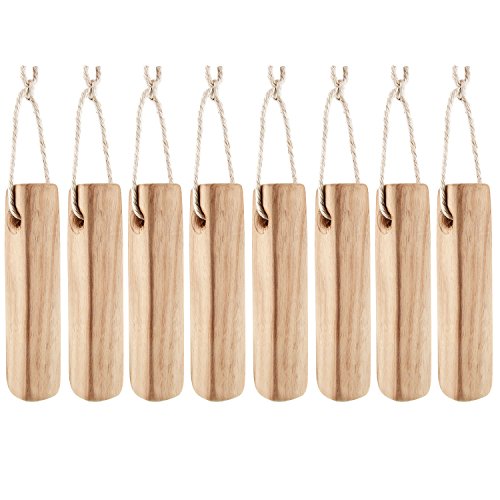 Moth Repellent, ISUDA Natural Fresh Camphor Wood Root Aromatic Non-toxic Clothes Protector and Moth Repellent Wood Mothball for Closet and Drawer Storage Accessories - 8 Pack