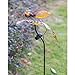 Bee on the Leaf-HAPJOY Garden Solar Lights Outdoor,Metal Solar Pathway LED Decorative Stakes Yard Decor Waterproof for Patio Lawn Walkway