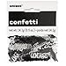 Congrats Grad Foil Confetti - 0.5oz | Black & Silver | 1 Pc