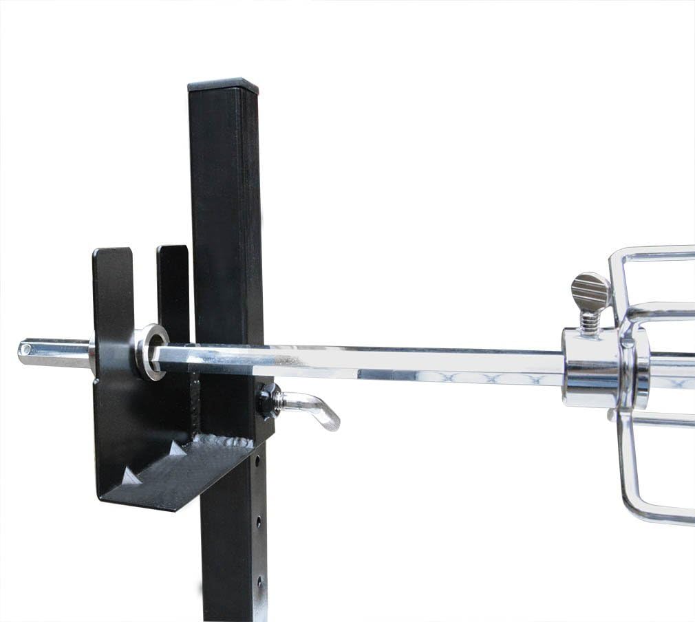 onlyfire Adjustable Outdoor Camping Rotisserie Grill System and Spit Kit with Portable DC 3V Motor and 29 Inch Hexagon Spit Rod: Sports & Outdoors