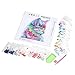 Whitelotous 5D Diamond Painting DIY Paint-by-Diamond Kit Craft Home Wall Decor - Colorful Cat 30 x 30 cm (Partial Drill)