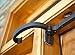 Front Door Garland Hanger - Adjustable, Heavy-Duty Cast Iron Decor | No Nails, No Damage - Brown (Single Door)