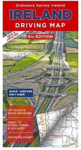 IRELAND DRIVING MAP (IRISH MAPS, ATLASES AND GUIDES) By Ordnance Survey ...