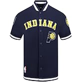 Pro Standard Mens NBA Indiana Pacers Classic Chenille Button Down Midnight Navy 2XL