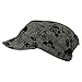 Flower Jeep Style Army Cap - Black OSFM