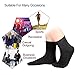 Meaiguo Women's Toe socks Cotton Crew Five Finger Socks For Running Athletic 4 Pack(black/grey/coffee/green)