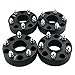 DCVAMOUS Black 5 Lug Hubcentric Wheel Spacers 5x5.5 with 14x1.5 Studs for 2012-2018 Dodge Ram 1500 (4PC, 2 Inch)