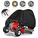 Tvird Lawn Mower Cover,Upgrade Heavy Duty 420D Waterproof Riding Lawn Mower Cover | Features Double Stitched Seams & Interior Waterproof&UV Protection Coating | for Up to 54'' Decks(L72 xW55 xH47)