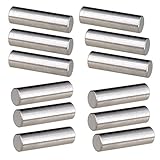 MagiDeal 12 Pieces Alnico 5 Humbucker Pickup Polepiece Magnet Slug Rods 15mm for Electric Guitar Parts