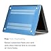 GMYLE Aqua Blue Soft-Touch Frosted Hard Case for for MacBook Air 13 inch (Model:A1369/ A1466)