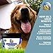 Dog Calming Treats by MyJuicyPets - Best Organic , All Natural Hemp Oil for Dogs with Anxiety, Bacon Flavor with Salmon Oil for Stress, Pain Relief, Inflammation, Excessive Barking, 120 Soft Chews