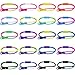 20 Pieces Zipper Bracelets Fidget Toys 7.5 Inches Sensory Toys Bracelet for Birthday, Party Favors, School Students, Goodie Bags (Classic Style)