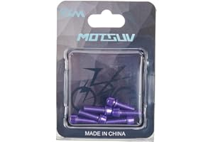 Tidevib Stem Bolts M5 x 18mm for Stainless Steel Front Fork for Bike Screws Set of 6 with Washers Secure Handlebar Mounting