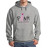 Pink Breast Cancer Awareness Spread The Hope Men's Hoodie