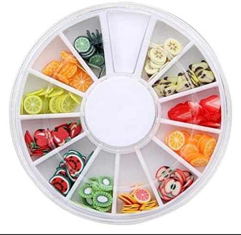 MTSZZF Slime DIY Craft Decorative, Fruit Cake Slices Sprinkles Assorted Pattern Sludge Soft Scented Arts Crafts Supplies, Party Decoration & DIY Wedding Random delivery