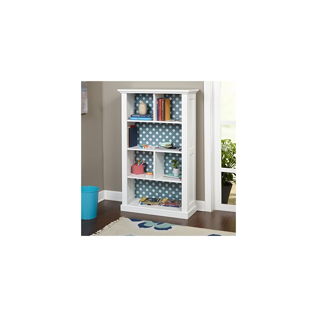 Target Marketing Systems Ella Bookcase with 4 Shelves and a Reversible