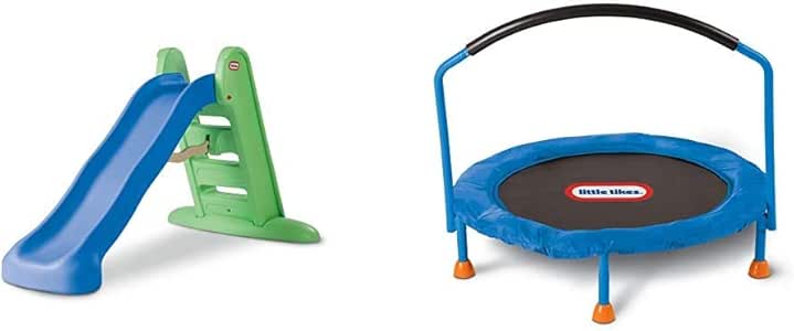 little tikes slide trampoline