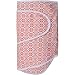 Miracle Blanket Swaddle for Baby Girls, Coral Lattice, Newborn to 14 Weeks