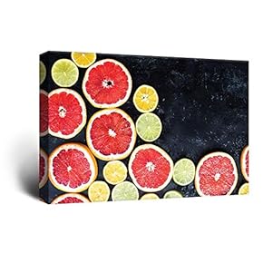 Colorful Orange and Lemon Slices