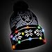 FOCO Mens Team Logo Skull Winter Cap Beanie NFL Oakland Raiders Light Up Knit Hat, Big Logo