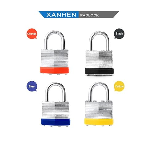 Master Lock® Steel Padlock - Keyed Alike, 2" Shackle H-2491 - View #5