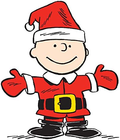 Marmont Hill Peanuts Charlie Brown Santa Canvas Wall Art, 24 by 24-Inch