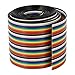Uxcell a16030200ux0389 Ribbon IDC Cable Wire Rainbow Cable Flat Color Rainbow, 2 m, 6.6', 40 Way, 40 Pin