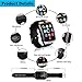 Smart Watch,Smartwatch for Android Phones, Smart Watches Touchscreen with Camera Bluetooth Watch Phone with SIM Card Slot Watch Cell Phone Compatible Android Samsung iOS Phone XS X8 7 6 5 Men Women