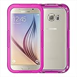 Galaxy S6 Waterproof Case, iThroughTM 20ft Waterproof, Dust Proof, Snow Proof, Shock Proof Case with Silicone Membrane Touched Screen Protector, Protective Carrying Cover Case for Galaxy S6 (M)