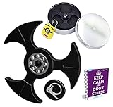 SPECIAL OFFER METAL FIDGET Spinner Anxiety Attention Toy With BONUS eBook INC+ Minion Key Chain- Perfect For ADD, ADHD Relieves Stress, Autism, Anxiety And Relax for Children and Adults