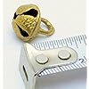 AzKrafts-Lot-100-Pcs-Vintage-Style-Indian-Brass-Horse-Sheep-Camel-Sleigh-Bells-15Mm-Ht