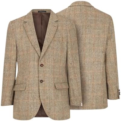 Brooks Brothers Men's Red Fleece Slim Fit Wool/Cotton Two Button