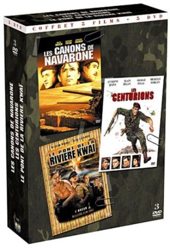 Coffret Guerre Classique - Les Canons De Navarone + Les Centurions + Le Pont De La Rivière Kwai
