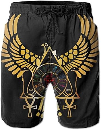 Ancient Egyptian Eagle Men's Summer Casual ShortsXXL