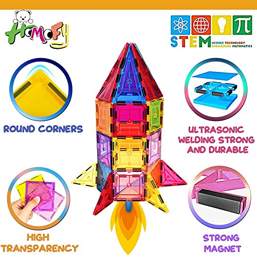 HOMOFY Building Set for Kids New Upgrade 3D Blocks