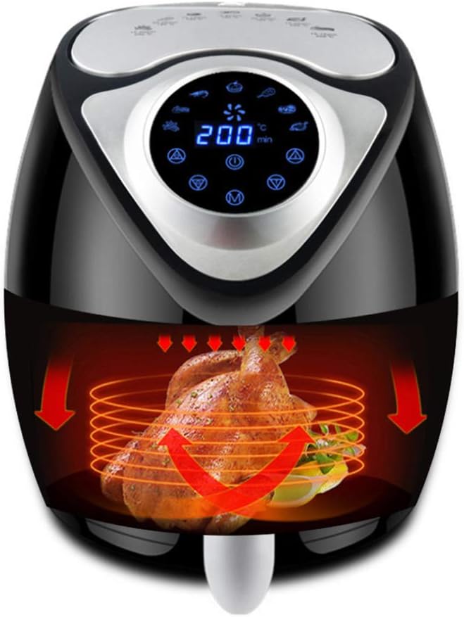 BTSSA Air Fryer,Electric Hot Air Fryers Oven Oilless Cooker,7 Cooking Preset, Preheat&Shake Remind, Temperature Up to 200 Degrees,Nonstick Basket,13 00W,2.6L