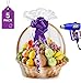 Purple Q Crafts Shrink Wrap Basket Bags For Gift Baskets Clear Cellophane PVC Shrink Bags 32