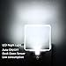 LUCKLED 2 Pack Auto ON/OFF Plug-In LED Night Light with Dusk to Dawn Sensor, Great for Bedroom, Hallway, Stairways, Kitchen (Cool White)