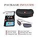 Br'Guras Safety Sunglasses for Men with 400 UV Protection Polarized Lens, Men's Sunglasses with Unbreakable Frame, Sports Sunglasses for Driving Baseball Running Cycling Fishing Golf, White
