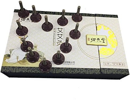 Mini Moxa Moxibustion acupoint sticking moxa candle Self-stick Moxa (90pcs)