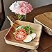 (125 Pack) 10in Palm Leaf Plates- Compostable Disposable- Biodegradable Plates Paper Alternative - 25 Square with 25 Cutlery Utensils Eco Friendly Party Dinnerware Set - BBQ Wedding Shower -50 Napkins