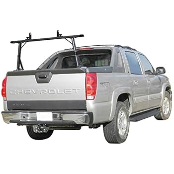 Vantech 1 bar Ladder Rack with Side Supports for Cadillac Escalade EXT & Chevy Avalanche 2002-16 Black
