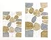 Cotton Craft - 2 Pack Bath Rug Set - Pebbles Stones with Spray Latex Back - Spa Multi - 100% Cotton - Absorbent - Super Soft and Plush - Hand Tufted Heavy Weight- Size 21x32 & 18 x24 Oblong