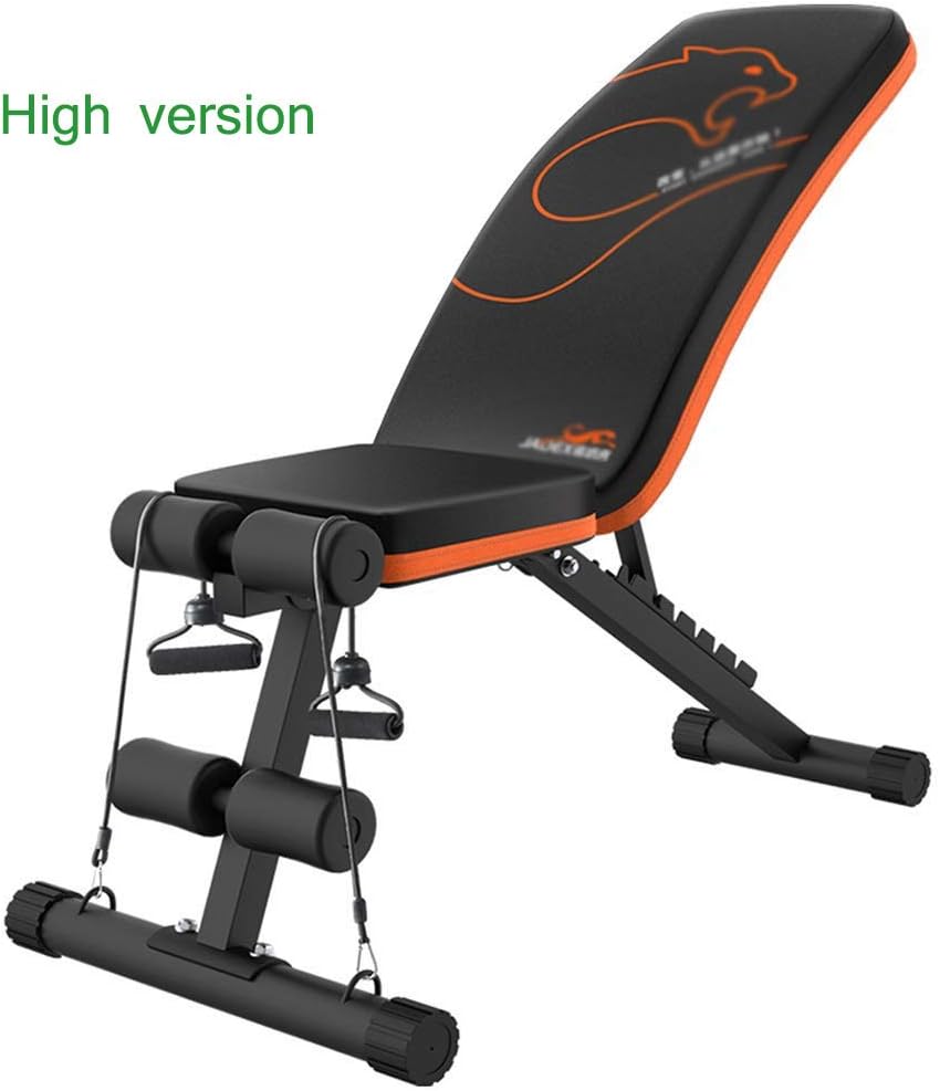 Dumbbell Bench, sit-ups, Fitness Equipment, Home Bench Press, Multi-Function Abdomen, Supine Board, Abdominal Board, Double Folding, Muscle Shaping,Bl