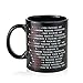 YINENN 11 oz Coffee Mug with Funny Grammer Expletive and Rude (Black)
